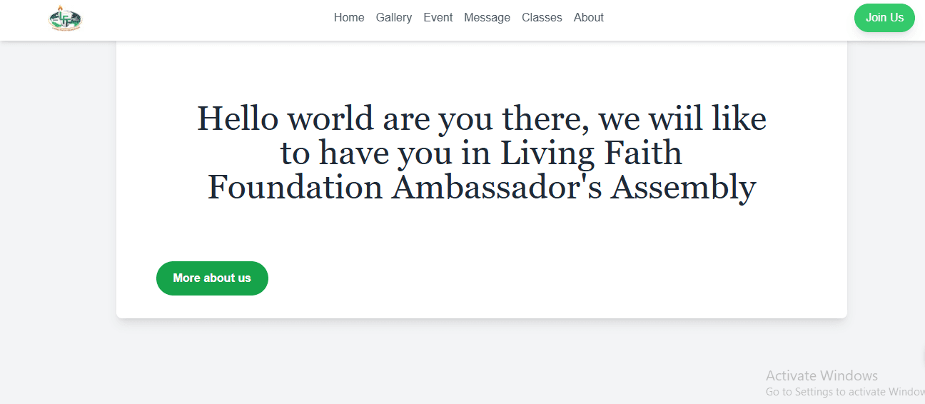 The Ambassadors' Church